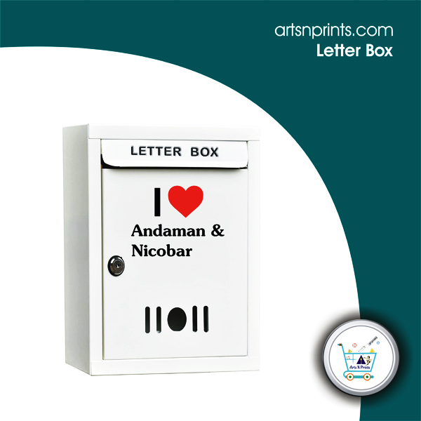 AN I Love Letter box by artsNprints Andaman and nicobar