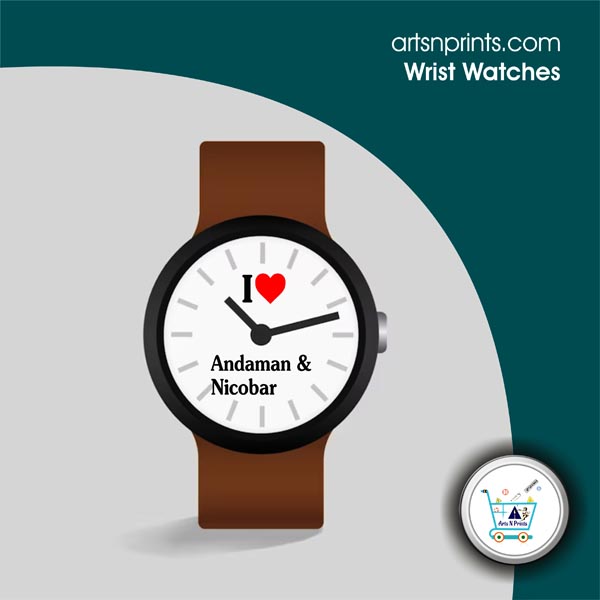 I LOVE Andaman and Nicobar custom promotion wrist watches by AndamanandNicobar Artsnprints