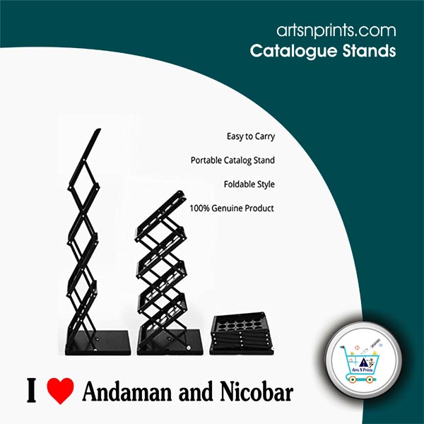I LOVE Andaman and Nicobar foldable book catalogue stands by AndamanandNicobar ArtsNprints.